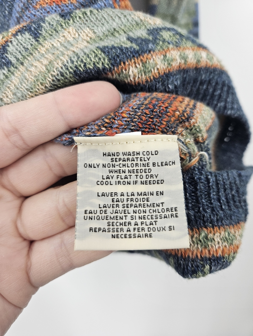 Denim & Supply Ralph Lauren Southwestern Tribal Aztec Sweater Women's Size M - Picture 8 of 10